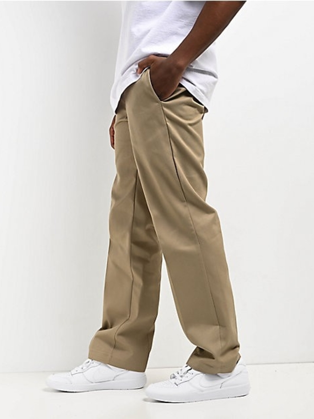 Dickies Men's Straight-Leg Khaki Work Pants